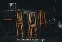 Kursi Bar Kayu Minimalis