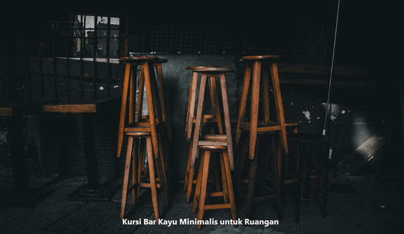 Kursi Bar Kayu Minimalis